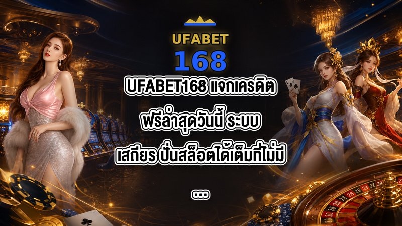 UFABET168 แจกเครดิตฟรีล่าสุดวันนี้